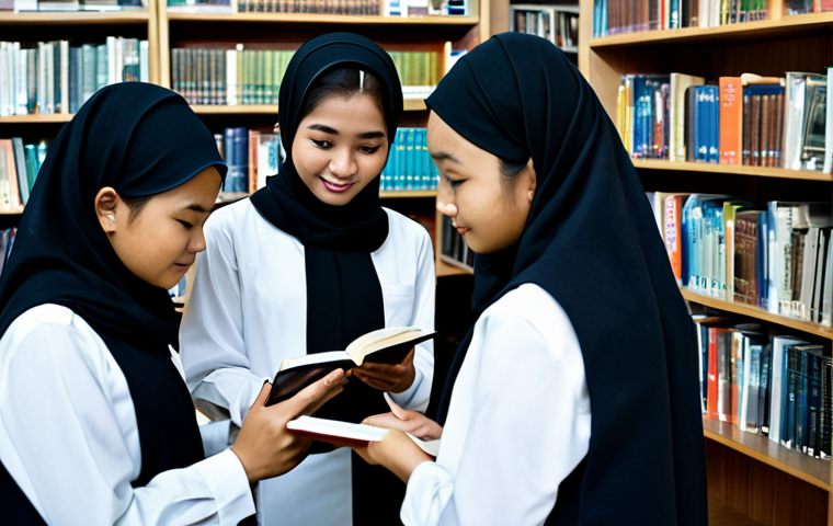 벨라루스 국경 통과 방법 - "A family-friendly scene of a modest Hari Raya Aidilfitri celebration in a kampung house, fully clot...